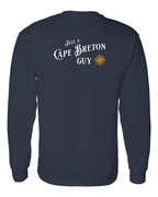 Just a CB Guy Yellow Compass Left Chest and Back Long Sleeve Tee - Unisex