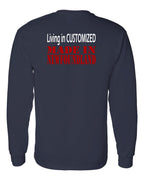 Living in Custom Made in NFLD Left Chest and Back Long Sleeve - Unisex