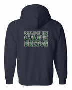 Made In CB Tartan Left Chest and Back Zip Hoodie - Unisex