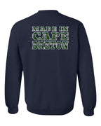Made In CB Tartan Left Chest and Back Crewneck Sweatshirt - Unisex
