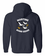 Maritime Bomb Squad Left Chest & Back Zip Hoodie - Unisex