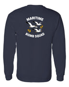 Maritime Bomb Squad Left Chest & Back Long Sleeve Tee - Unisex