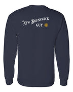 NB Guy Yellow Compass Left Chest and Back Long Sleeve Tee - Unisex