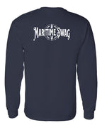 Maritime Swag Logo Left Chest and Back Long Sleeve Tee - Unisex