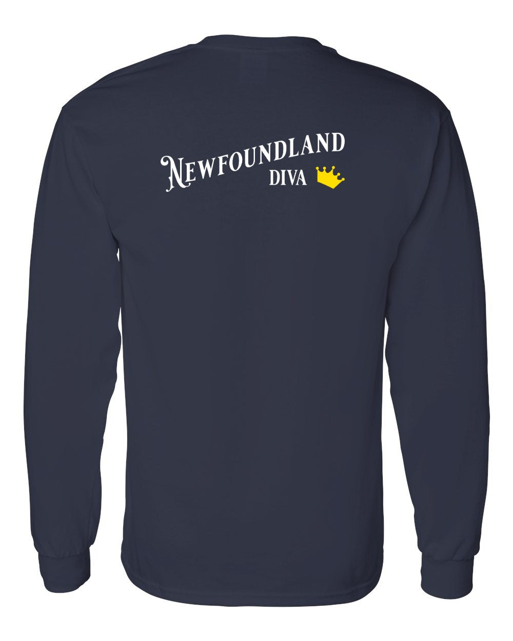 Newfoundland Diva Left Chest and Back Long Sleeve