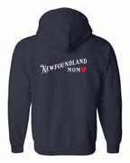 NFLD Mom Left Chest and Back Zip Hoodie - Unisex