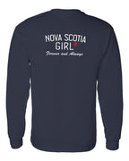 NS Girl Forever and Always Left Chest & Back Long Sleeve Tee - Unisex