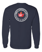 Born and Raised PEI Left Chest and Back Long Sleeve - Gildan Canada (sewn Internationally) - Unisex