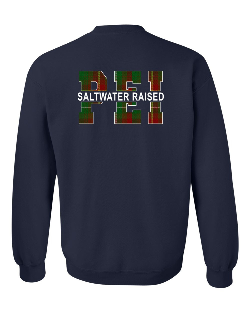 PEI Saltwater Raised Left Chest and Back Crewneck Sweatshirt - Unisex