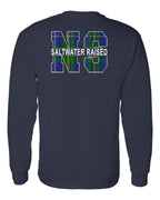 Saltwater Raised NS Left Chest and Back Long Sleeve Tee - Unisex
