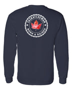 Born and Raised Saskatchewan Left Chest and Back Long Sleeve - Gildan Canada (sewn Internationally) - Unisex