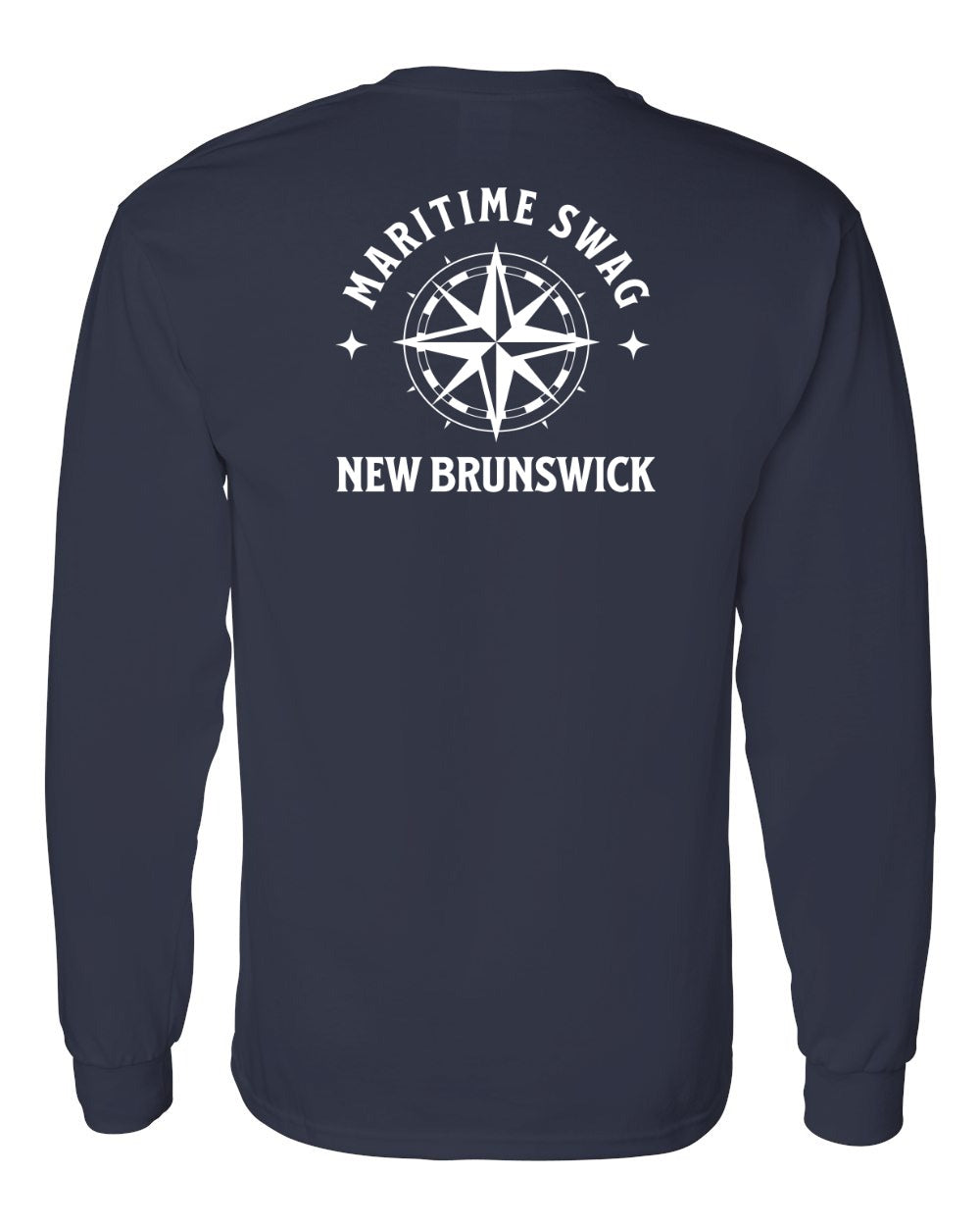 Maritime Swag NB Compass Left Chest and Back Long Sleeve Tee - Unisex