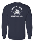 Maritime Swag NFLD Octopus Left Chest and Back Long Sleeve - Unisex