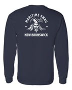 Maritime Swag NB Pirate Left Chest and Back Long Sleeve Tee - Unisex