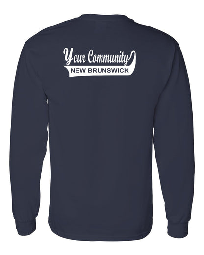 Your Community Swoop (New Brunswick) Left Chest and Back Long Sleeve Tee