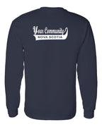Custom Your Community Swoop (NS) Left Chest and Back Long Sleeve Tee - Unisex
