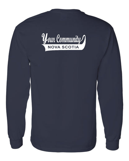 Your Community Swoop (Nova Scotia) Left Chest and Back Long Sleeve Tee