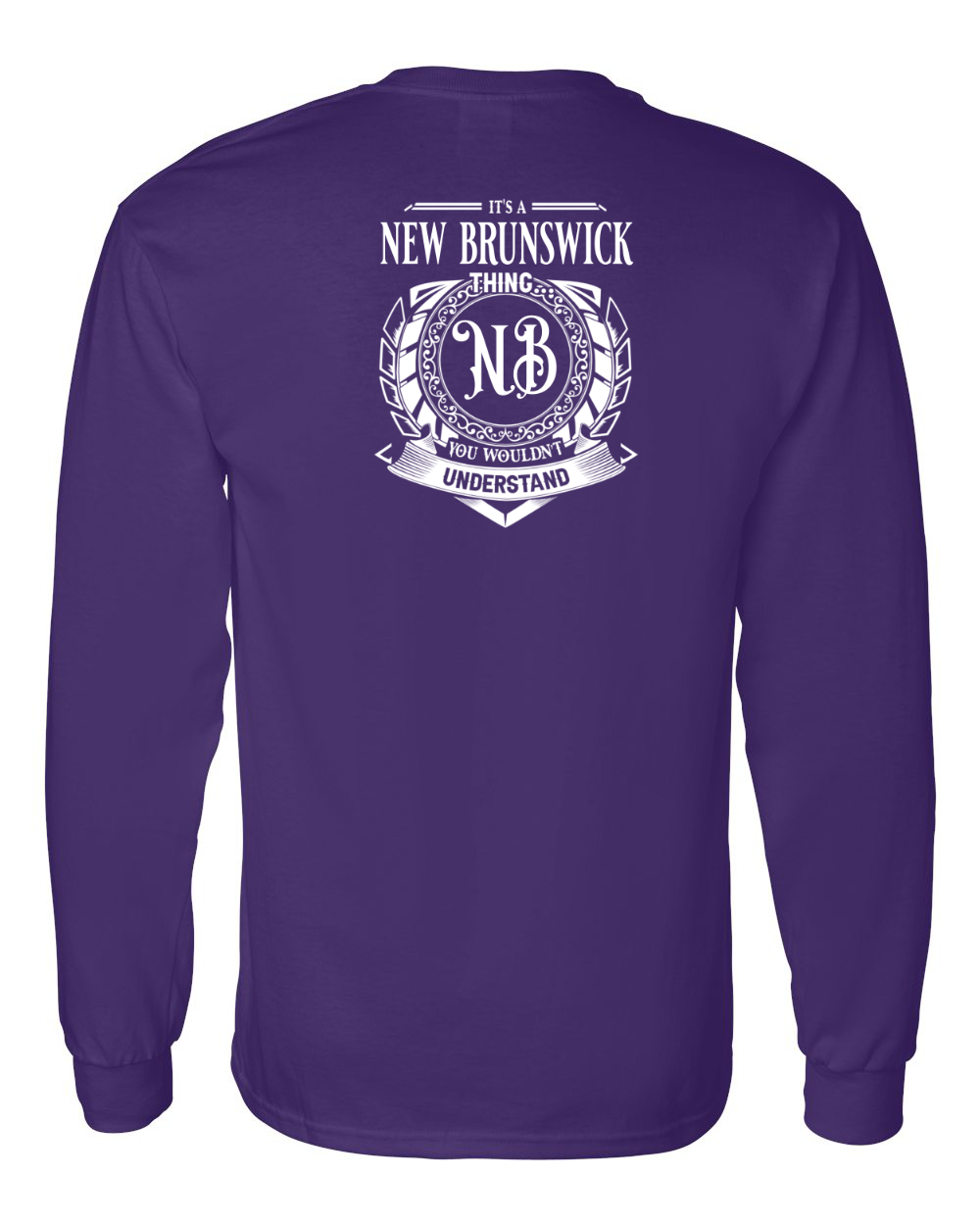 It's  A NB Thing Left Chest and Back Long Sleeve Tee - Unisex