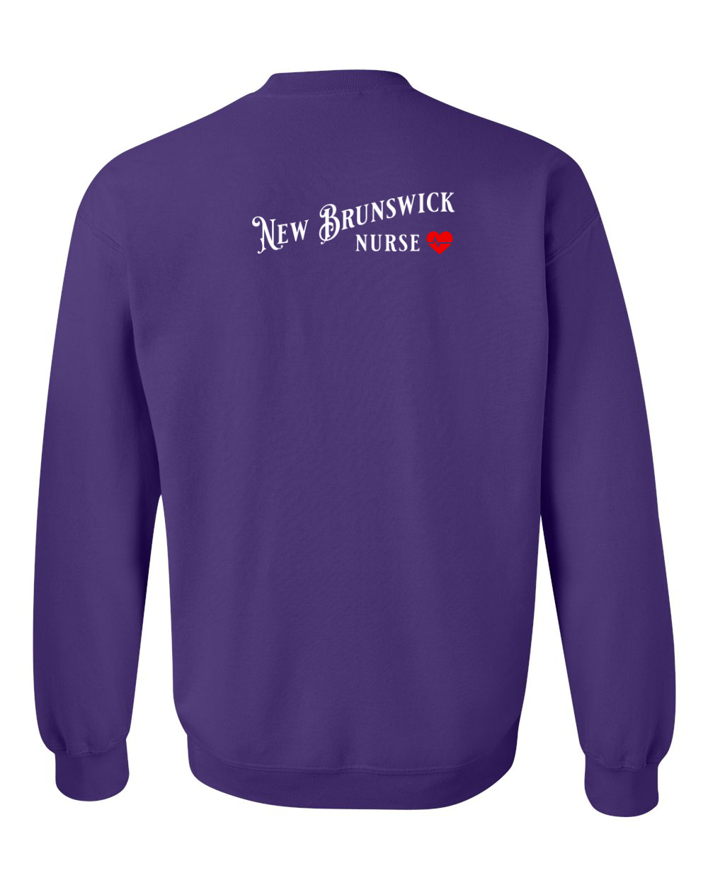 NB Nurse Left Chest and Back Crewneck Sweatshirt