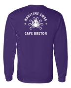 Maritime Swag CB Octopus Left Chest and Back Long Sleeve Tee - Unisex