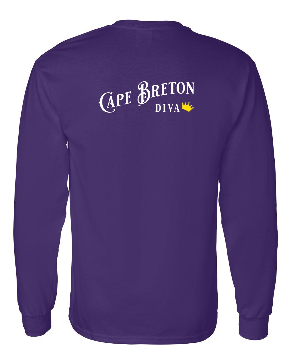 Cape Breton Diva Left Chest and Back Long Sleeve Tee