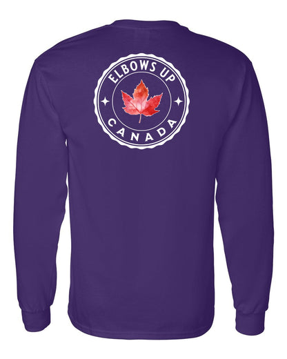 Elbows up Leaf Left Chest and Back Long Sleeve
