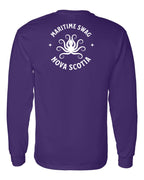 Maritime Swag NS Octopus Left Chest and Back Long Sleeve Tee - Unisex