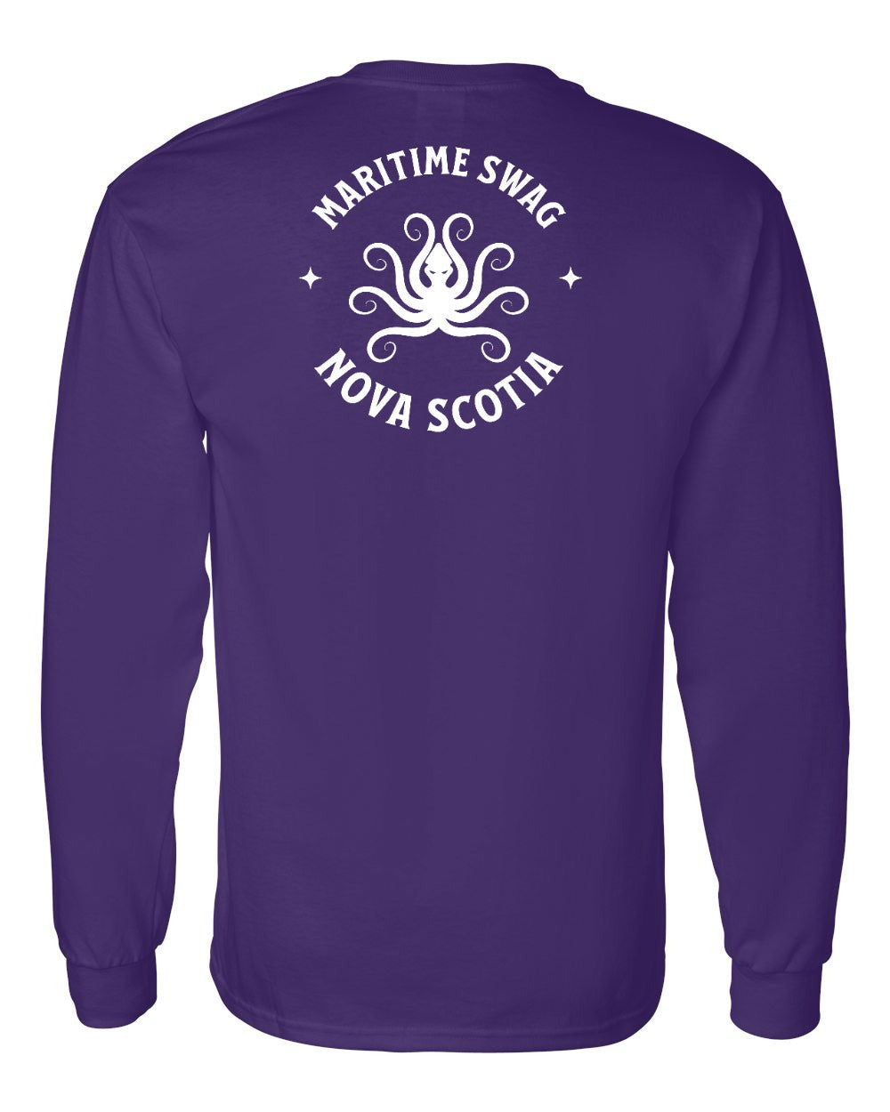 Maritime Swag NS Octopus Left Chest and Back Long Sleeve Tee - Unisex