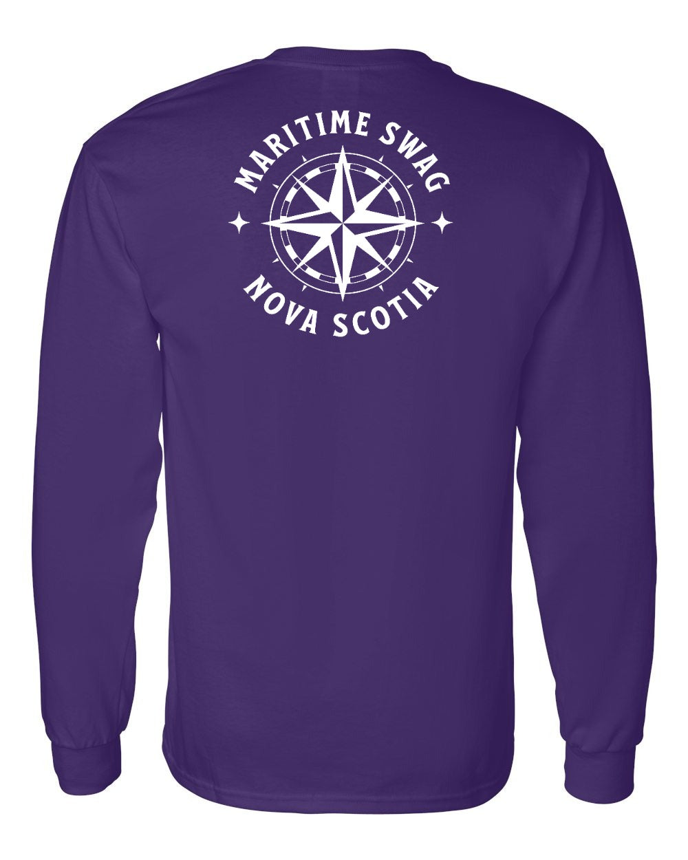 Maritime Swag NS Compass Left Chest and Back Long Sleeve Tee - Unisex