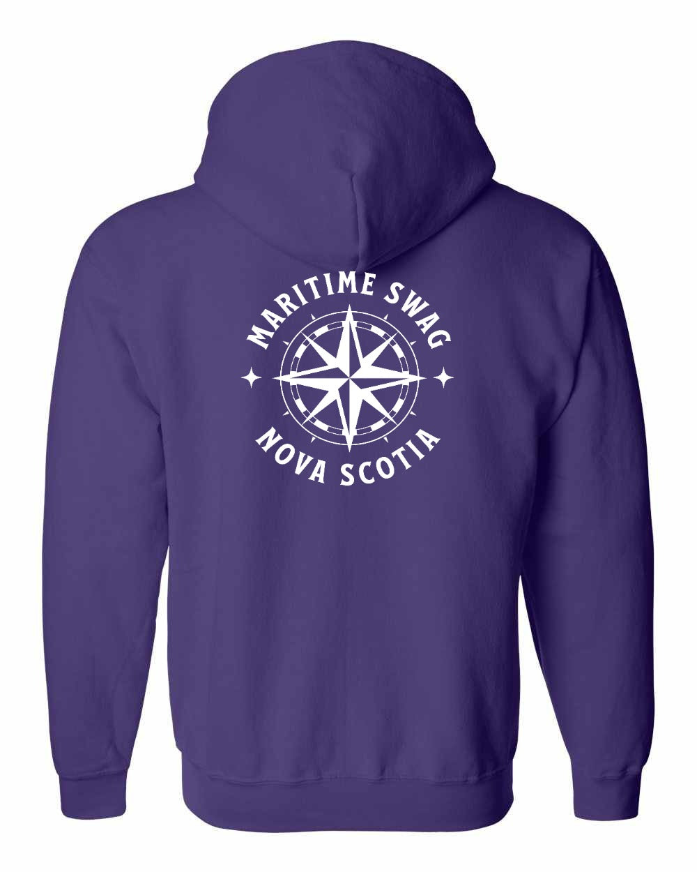 Maritime Swag NS Compass Left Chest and Back Zip Hoodie - Unisex