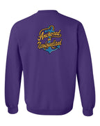 Anchored in NFLD (New Design) Left Chest and Back Crewneck Sweatshirt - Unisex