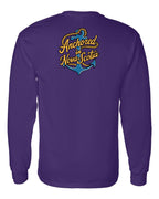 Anchored in NS (New Design) Left Chest and Back Long Sleeve Tee - Unisex