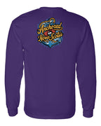 Anchored In NS (Old Design) Left Chest and Back Long Sleeve Tee - Unisex