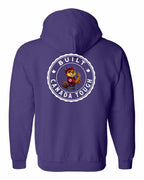 Built Canada Tough Rosie Flex Left Chest and Back Zip Hoodie - Gildan Canada (sewn Internationally) - Unisex
