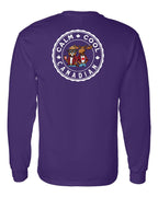 Calm Cool Moose and Beaver Left Chest and Back Long Sleeve - Gildan Canada (sewn Internationally) - Unisex