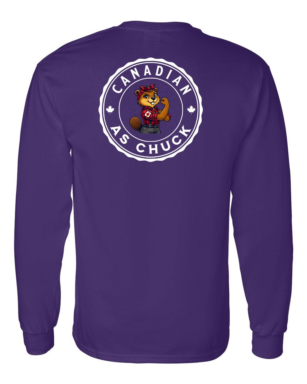 CDN as Chuck Rosie Flex Left Chest and Back Long Sleeve - Gildan Canada (sewn Internationally) - Unisex