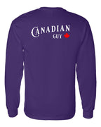 Canadian Guy Left Chest and Back Long Sleeve - Gildan Canada (sewn Internationally) - Unisex