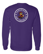 Canadiano just Coffee EH! Rosie Sunglasses Left Chest and Back Long Sleeve - Gildan Canada (sewn Internationally) - Unisex