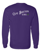 CB Girl Tartan Left Chest and Back Long Sleeve Tee - Unisex