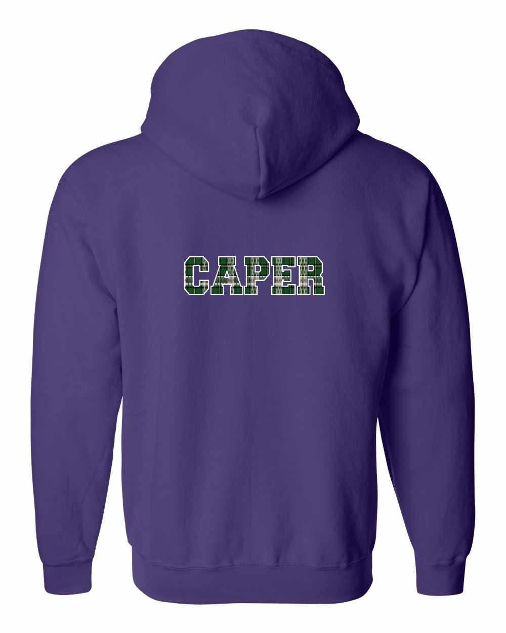 Caper Left Chest and Back Zip Hoodie - Unisex