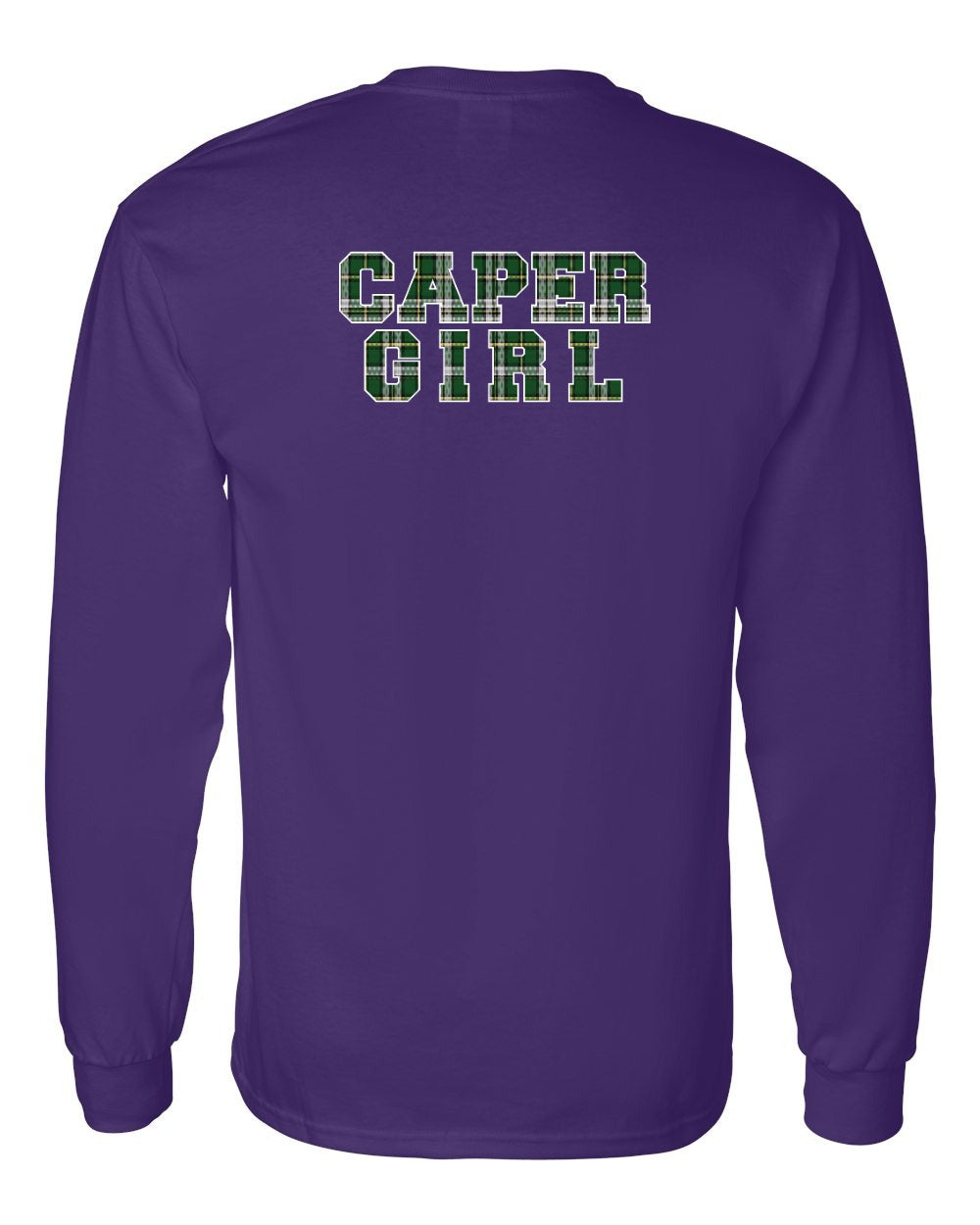 Caper Girl Left Chest and Back Long Sleeve Tee - Unisex