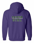 Caper Girl Left Chest and Back Zip Hoodie - Unisex
