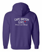 CB Girl Forever and Always Left Chest & Back Zip Hoodie - Unisex