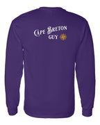 CB Guy Yellow Compass Left Chest and Back Long Sleeve Tee - Unisex