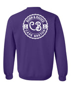 Born & Raised CB Left Chest and Back Crewneck Sweatshirt - Unisex