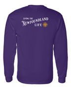 Living the NFLD Life yellow Left Chest and Back Long Sleeve - Unisex
