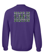 Made In CB Tartan Left Chest and Back Crewneck Sweatshirt - Unisex
