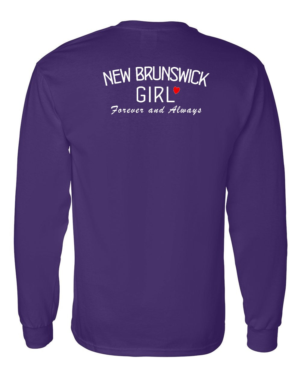 NB Girl Forever and Always Left Chest & Back Long Sleeve Tee - Unisex
