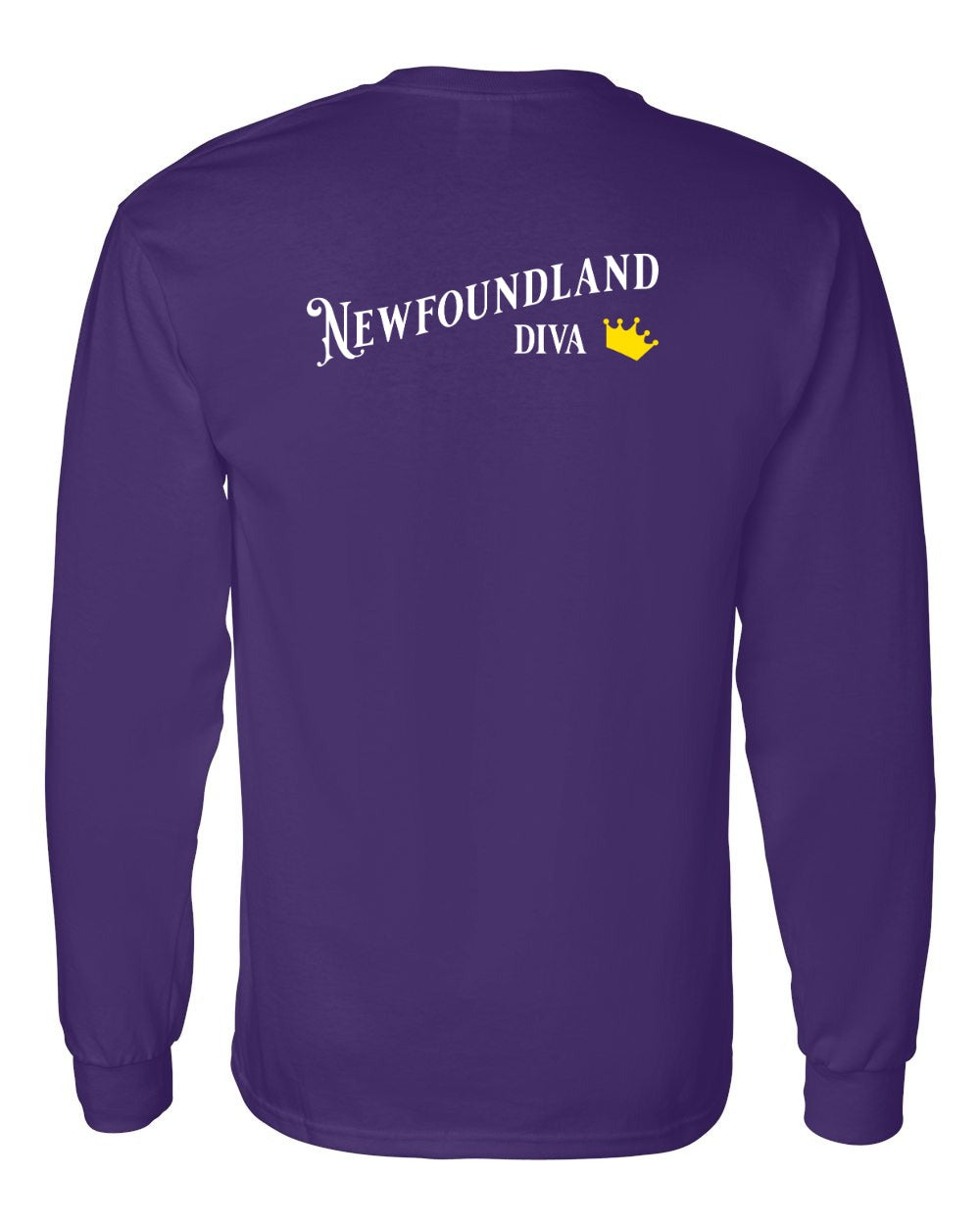 Newfoundland Diva Left Chest and Back Long Sleeve
