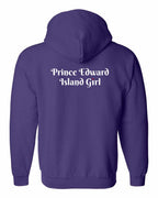 PEI Girl Heart Dot Left Chest & Back Zip Hoodie - Unisex